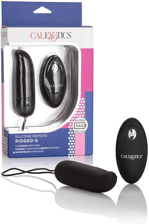 Calexotics Remote Controlled 3.75 Ridged G Spot Bullet Vibrator