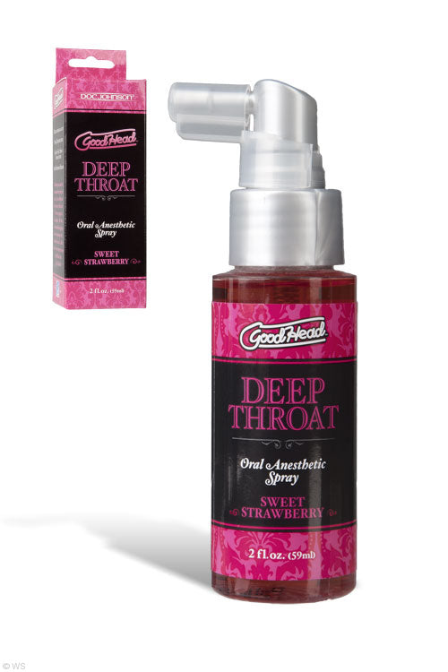 Doc Johnson GoodHead Deep Throat Spray Strawberry (2 oz.)