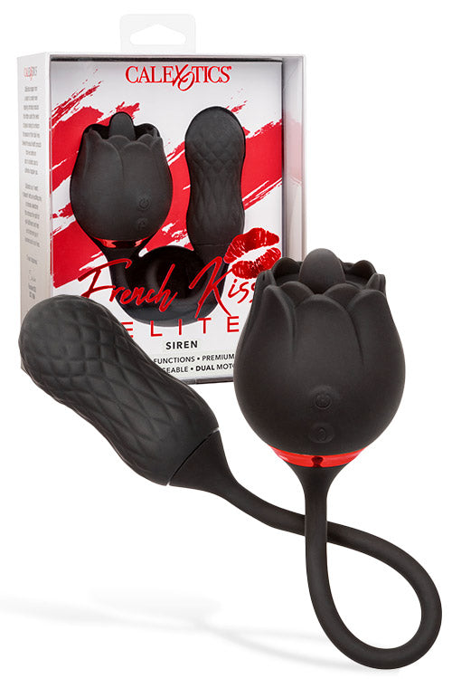Calexotics French Kiss Elite Siren Clitoral and Anal Stimulator