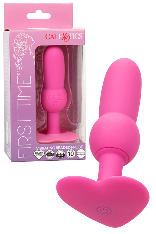 Calexotics First Time 3.75 Vibrating Beaded Anal Probe