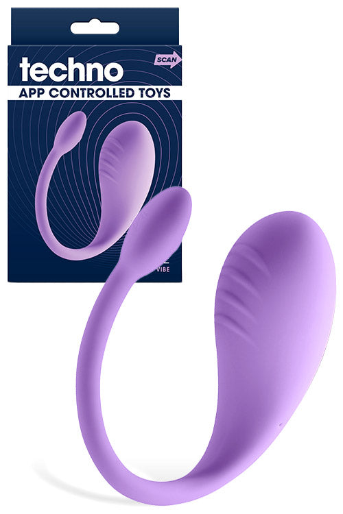 nsnovelties Techno Rave 7.9 App Controlled Vibrating Egg