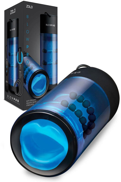ZOLO Blowpro 8.3 Ultra Realistic Remote Controlled Beaded Masturbator