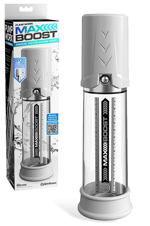 Pipedream Pump Worx Max Boost 11.3 Piston Penis Pump