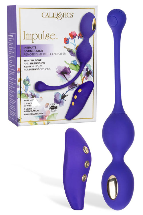 Calexotics Impulse Remote Controlled 4Electro Stimulation Kegel Exerciser