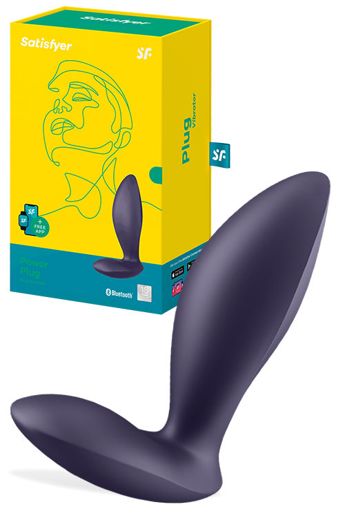 Satisfyer Power Plug App Compatible 4.5 Vibrating Butt Plug