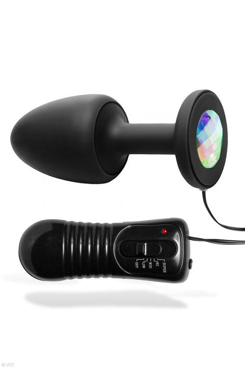 Master Series Vibrating 4.5 Butt Plug With Remote
