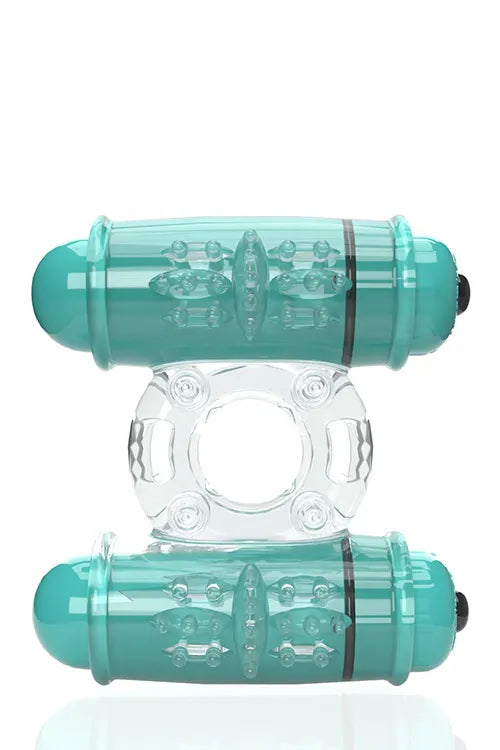 Screaming O Double Wammy Stretchy Bass Vibrating Cock Ring