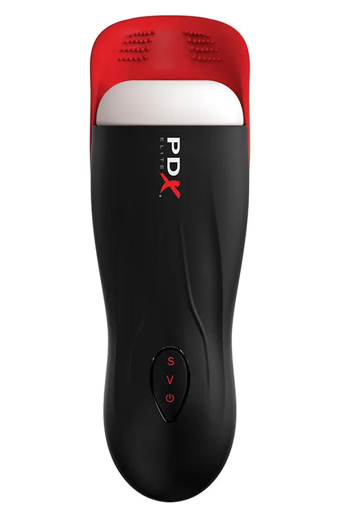 PDX Fap O Matic Pro 10.6 Sucking & Vibrating Masturbator with Ball Massager