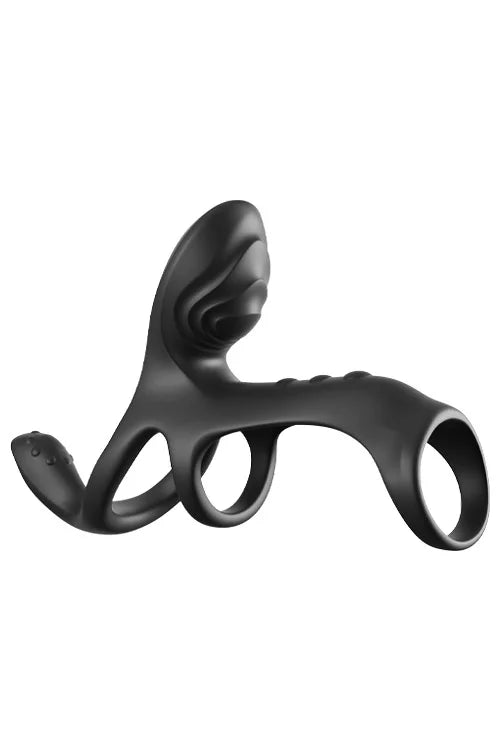Pipedream Ultimate Couples Cage Max Vibrating Couples Ring with Clitoral Stimulator