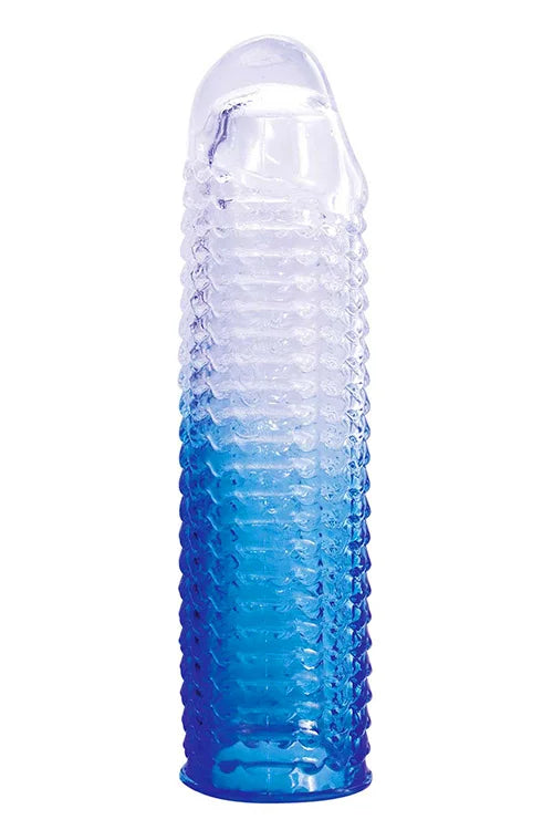 Adam and Eve Sapphire 4 Piece 6.5 Penis Sleeve Set