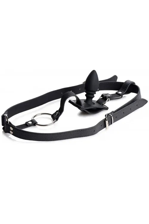 Strict 3.75 Butt Plug & Cock Ring Harness