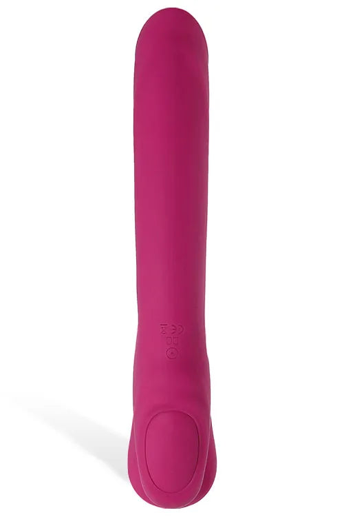 Adam and Eve Vibrating Silicone 8.75 Strapless Strap On