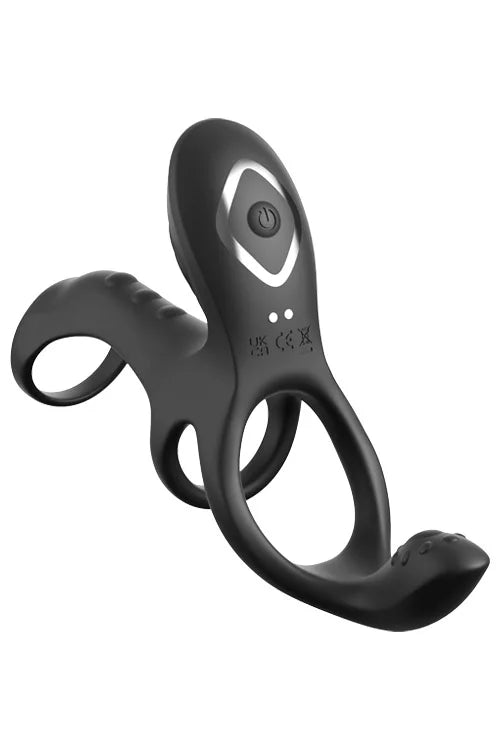Pipedream Ultimate Couples Cage Max Vibrating Couples Ring with Clitoral Stimulator