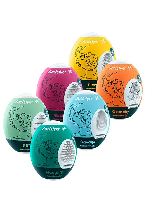 Satisfyer Masturbator Eggs 6 Piece Set
