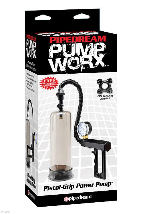 Pipedream Pump Worx Pistol Grip Power 9.25 Penis Pump