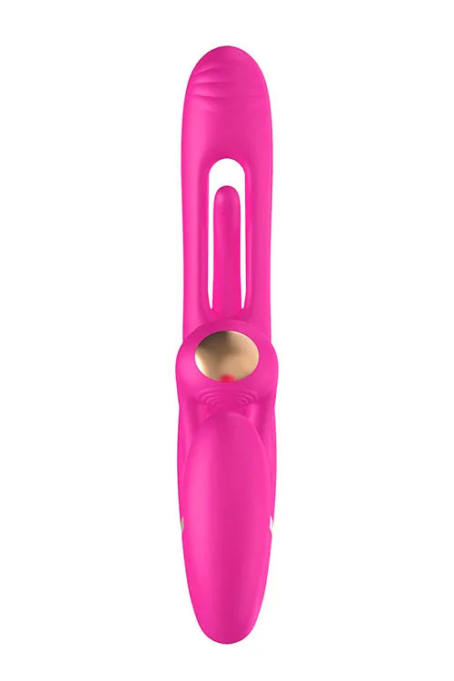 Adam and Eve Orgaz Ohh Matic 9.25 Multi Function Strapless Strap On with Remote Control