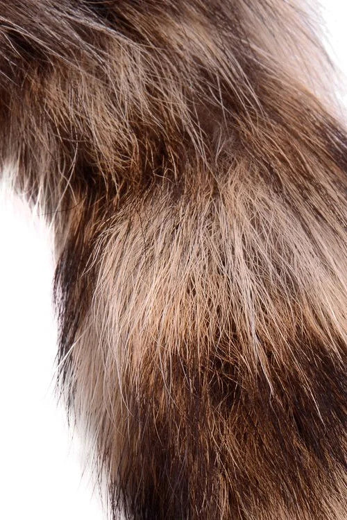 Tailz 4 Fluffy Fox Tail Glass Butt Plug