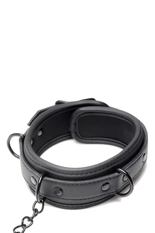 Master Series Collared Temptress Nipple Clamps Collar