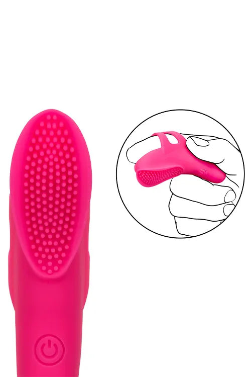 Calexotics Neon Nubby 3.5 Finger Vibrator