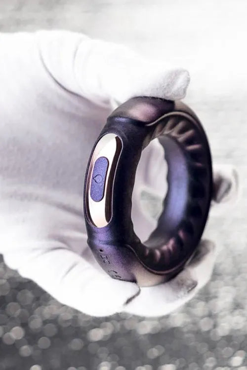 Hueman Saturn Vibrating Cock & Ball Ring
